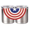 10 oz. Silver Stainless Steel Short Tumbler Thumbnail