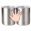 10 oz. Silver Stainless Steel Short Tumbler Thumbnail