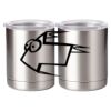 10 oz. Silver Stainless Steel Short Tumbler Thumbnail