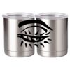 10 oz. Silver Stainless Steel Short Tumbler Thumbnail
