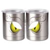 10 oz. Silver Stainless Steel Short Tumbler Thumbnail