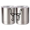 10 oz. Silver Stainless Steel Short Tumbler Thumbnail