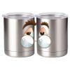10 oz. Silver Stainless Steel Short Tumbler Thumbnail