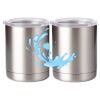 10 oz. Silver Stainless Steel Short Tumbler Thumbnail