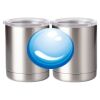10 oz. Silver Stainless Steel Short Tumbler Thumbnail