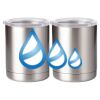 10 oz. Silver Stainless Steel Short Tumbler Thumbnail