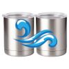 10 oz. Silver Stainless Steel Short Tumbler Thumbnail