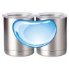 10 oz. Silver Stainless Steel Short Tumbler Thumbnail