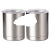 10 oz. Silver Stainless Steel Short Tumbler Thumbnail