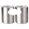 10 oz. Silver Stainless Steel Short Tumbler Thumbnail