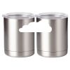 10 oz. Silver Stainless Steel Short Tumbler Thumbnail