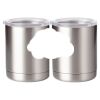 10 oz. Silver Stainless Steel Short Tumbler Thumbnail