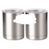 10 oz. Silver Stainless Steel Short Tumbler Thumbnail