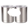 10 oz. Silver Stainless Steel Short Tumbler Thumbnail