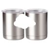 10 oz. Silver Stainless Steel Short Tumbler Thumbnail