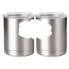 10 oz. Silver Stainless Steel Short Tumbler Thumbnail