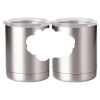 10 oz. Silver Stainless Steel Short Tumbler Thumbnail