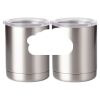 10 oz. Silver Stainless Steel Short Tumbler Thumbnail
