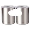 10 oz. Silver Stainless Steel Short Tumbler Thumbnail