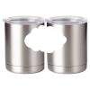 10 oz. Silver Stainless Steel Short Tumbler Thumbnail