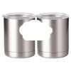 10 oz. Silver Stainless Steel Short Tumbler Thumbnail