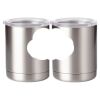 10 oz. Silver Stainless Steel Short Tumbler Thumbnail