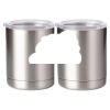 10 oz. Silver Stainless Steel Short Tumbler Thumbnail