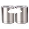 10 oz. Silver Stainless Steel Short Tumbler Thumbnail