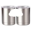10 oz. Silver Stainless Steel Short Tumbler Thumbnail