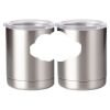 10 oz. Silver Stainless Steel Short Tumbler Thumbnail