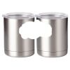 10 oz. Silver Stainless Steel Short Tumbler Thumbnail