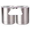 10 oz. Silver Stainless Steel Short Tumbler Thumbnail