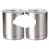 10 oz. Silver Stainless Steel Short Tumbler Thumbnail
