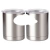 10 oz. Silver Stainless Steel Short Tumbler Thumbnail