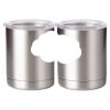 10 oz. Silver Stainless Steel Short Tumbler Thumbnail