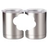 10 oz. Silver Stainless Steel Short Tumbler Thumbnail