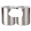 10 oz. Silver Stainless Steel Short Tumbler Thumbnail