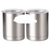 10 oz. Silver Stainless Steel Short Tumbler Thumbnail