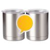 10 oz. Silver Stainless Steel Short Tumbler Thumbnail