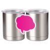 10 oz. Silver Stainless Steel Short Tumbler Thumbnail
