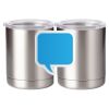 10 oz. Silver Stainless Steel Short Tumbler Thumbnail