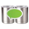 10 oz. Silver Stainless Steel Short Tumbler Thumbnail