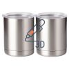 10 oz. Silver Stainless Steel Short Tumbler Thumbnail