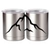 10 oz. Silver Stainless Steel Short Tumbler Thumbnail