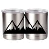 10 oz. Silver Stainless Steel Short Tumbler Thumbnail