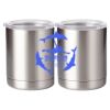 10 oz. Silver Stainless Steel Short Tumbler Thumbnail