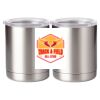 10 oz. Silver Stainless Steel Short Tumbler Thumbnail