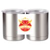 10 oz. Silver Stainless Steel Short Tumbler Thumbnail