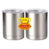 10 oz. Silver Stainless Steel Short Tumbler Thumbnail