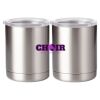 10 oz. Silver Stainless Steel Short Tumbler Thumbnail